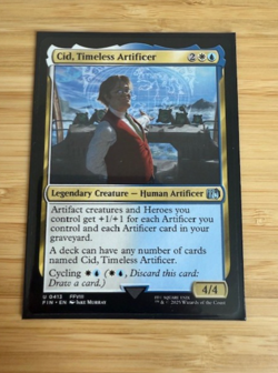 Cid, Timeless Artificer (0413) Final Fantasy Regular NM - Image 1