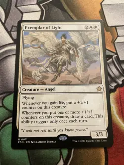 x1 Exemplar of Light FDN Foundations MTG 11 RARE M/NM 1x - Image 1