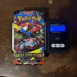 EXTREMELY HEAVY Pokemon Mega Evolution - Factory Sealed Booster Pack (22.77g!) - Image 1