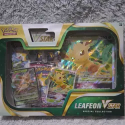 Pokemon TCG Leafeon VStar Special Collection Box (Factory Sealed) - Image 1