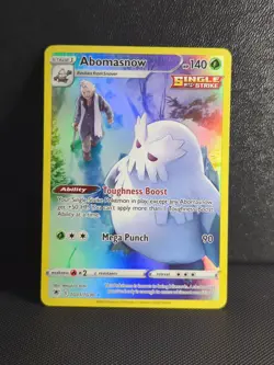 Pokemon TCG Abomasnow TG01/TG30 Astral Radiance Trainer Gallery Ultra Rare NM - Image 1