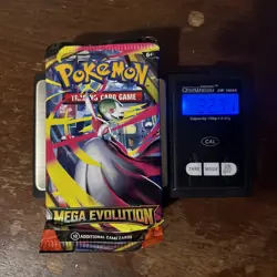 EXTREMELY HEAVY Pokemon Mega Evolution - Factory Sealed Booster Pack (22.71g!) - Image 1