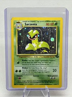 Pokemon Jungle 14/64 Sarzenia Victreebel German 1999 Grass Holo Rare HP+ POOR - Image 1