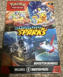 Pokemon TCG Surging Sparks Booster Bundle Factory Sealed - Image 1