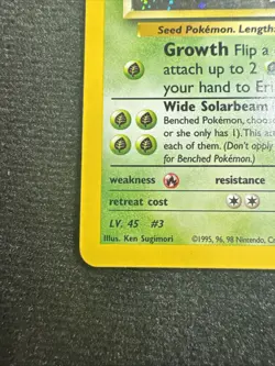 Pokemon TCG Erika’s Venusaur Gym Challenge Holo Rare 4 NM - Image 2