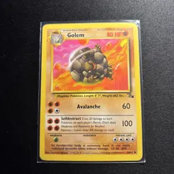 Pokemon TCG Golem Fossil 36/62 Regular 1999-2000 Wizards Base Set - Image 1