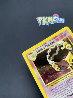 Pokemon TCG Sabrina’s Alakazam Gym Challenge 16/132 Holo Rare With Swirl LP. - Image 3