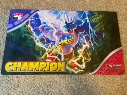 Pokemon TCG League Cup Champion Playmat 2024 Raging Bolt - Image 1