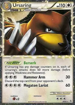 Ursaring Prime - 89/95 - Super Rare Holo NM, English Pokemon Unleashed - Image 1