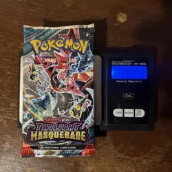 22.43G! HEAVY Weight Pokemon TCG Twilight Masquerade Booster Pack ! ! - Image 1