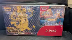 NEW Pokemon Surging Sparks Elite Trainer Box ETB + Booster Bundle Costco 2-Pack - Image 1