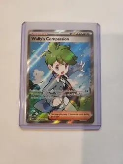 Wally's Compassion Ultra Rare Full Art 176/132 Pokemon Mega Evolution English NM - Image 1