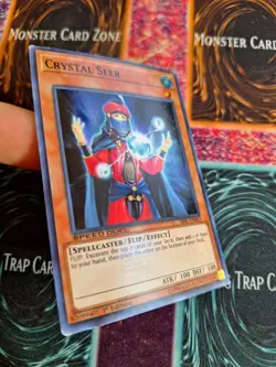 Yu-Gi-Oh! Crystal Seer SBSC-EN003 Super Rare 1st Edition Lightly Played - Image 2