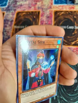 Yu-Gi-Oh! Crystal Seer SBSC-EN003 Super Rare 1st Edition Lightly Played - Image 3