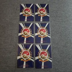 6x Japanese Neo Genesis Premium File Set 1 Promo Pokemon Card Bundle NM Old Back - Image 2