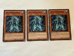 3 Aqua Armor Ninja ORCS-EN015 3 x3 Yugioh Yu Gi Oh! Playset - Image 1