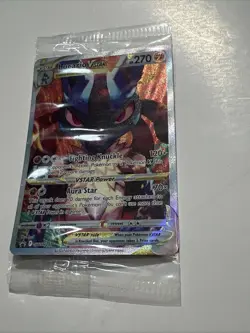 Lucario VSTAR Promo SWSH291 Crown Zenith ETB Pokemon Card - Sealed - Image 2