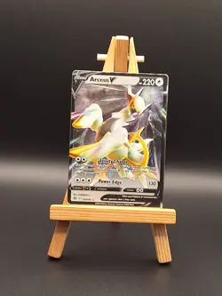 Pokemon TCG Arceus V & Arceus VSTAR Metal Promo Cards 122 & 123/172. Both NM - Image 3