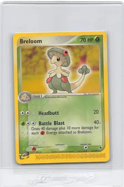 BRELOOM 16/109 - NON-HOLO - RARE - Ex Ruby & Sapphire - Pokemon Card - NM/LP - Image 1