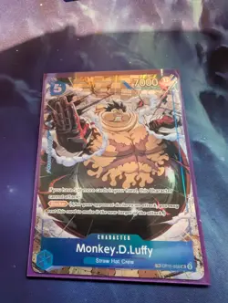 OP11-058 TR Monkey.D.Luffy OP13 English One Piece TCG Card Treasure rare - NM - Image 1