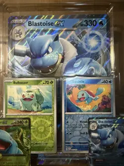 Pokemon 151 Blooming Waters Premium Collection ⚡5 PROMO CARDS Jumbo Blastoise - Image 4