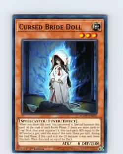 Yu-Gi-Oh TCG Cursed Bride Doll AGOV-EN026 1st Edition Common Card NM - Image 1