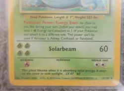 Pokemon TCG Venusaur Base Set Holo Unlimited Rare Card 15/102 - Image 4