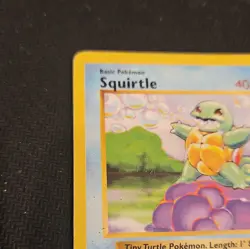 Shadowless Squirtle 63/102 Base Set Vintage Pokemon Card WOTC TCG - Image 3