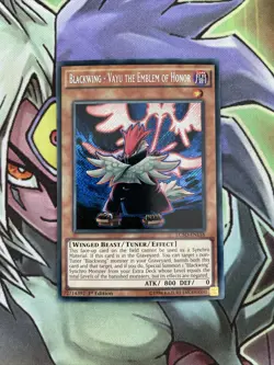 LC5D-EN118 Blackwing - Vayu The Emblem Of Honor Secret 1st Ed Yugioh Card NM - Image 1