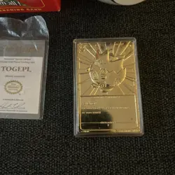 pokemon 23k gold plated togepi Box Ball And Card - Image 3
