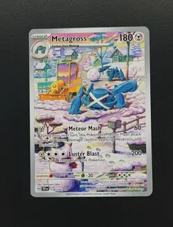 Metagross 178/162 TEF Temporal Forces Illustration Rare Pokemon TCG Card NM - Image 1
