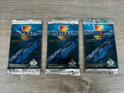 Babylon 5 Deluxe Edition CCG Booster Game Card Pack Lot 3 Sealed Packs - Image 1