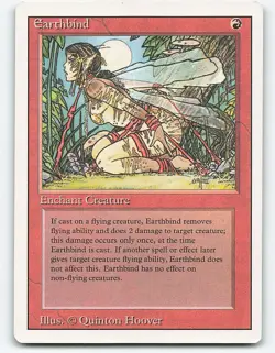Earthbind # Magic the Gathering Card - Image 1