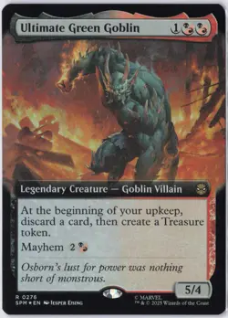 Ultimate Green Goblin (Extended Art Foil) 0276 (R) MTG Marvel's Spider-Man (SPM) - Image 1