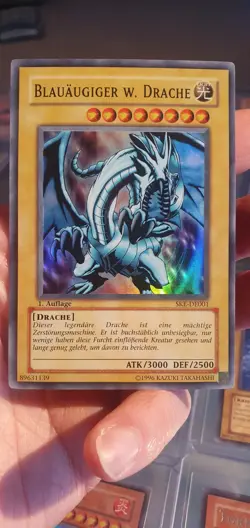 Yugioh Loot. 1st Edition/Unlimited Deutsch 31 Karten Holo Etc. Vintage BLUE EYES - Image 2