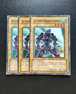 Yu-Gi-Oh - Sea Serpent Warrior Of Darkness 3X - Full Playset - Image 1