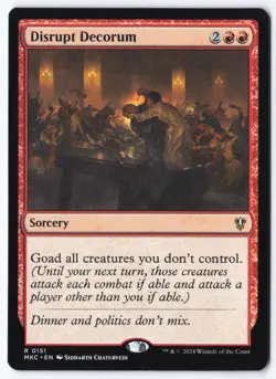 Disrupt Decorum R Commander: Murders at Karlov Manor 151 NM - Image 1