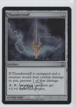 Thunderstaff Foil Magic: Darksteel #153 2004 - Image 1