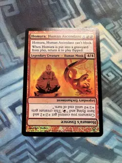 MTG Foil Homura, Human Ascendant EX/LP+ Saviors of Kamigawa - Image 1