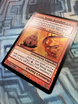 MTG Foil Homura, Human Ascendant EX/LP+ Saviors of Kamigawa - Image 4