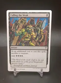 Culling the Weak (White Border) #40-MB2 - Regular Common- NM Condition - MTG - Image 1