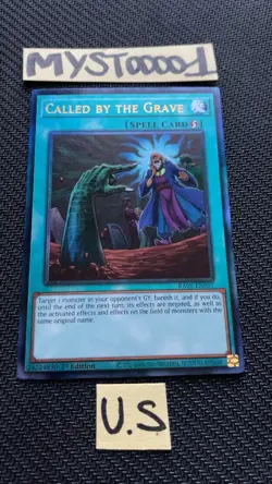 🇺🇸 Carte Yu-gi-oh! Called By The Grave RA01-EN057 Ultimate Rare US 1st NM - Image 1