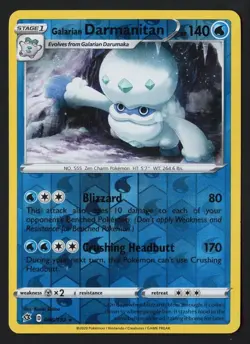 Galarian Darmanitan Reverse Holo 048/192 Rebel Clash 2020 - Pokemon TCG - Image 1