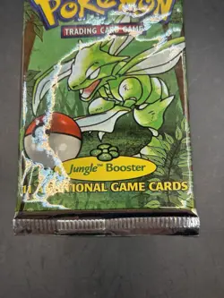1999 Pokemon Jungle Booster Pack Factory Sealed Scyther WOTC (Assume Light) - Image 4