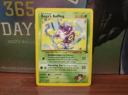 Pokemon Koga's Koffing #48/132 Gym Challenge Unlimited Uncommon - Image 1