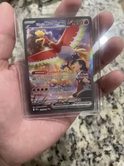 Pokemon Ethan's Ho-Oh ex 230/182 Destined Rivals Special Illustration Rare - Image 1