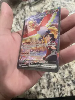 Pokemon Ethan's Ho-Oh ex 230/182 Destined Rivals Special Illustration Rare - Image 5