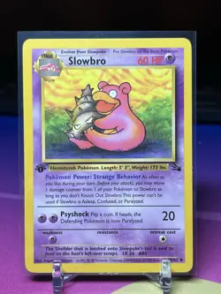 Pokemon - Slowbro 43/62- Fossil 1st Edition - Non Holo Lp - Image 1