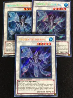 Yugioh Frozen Fitzgerald DPCT-EN005 Secret X3 (MP) - Image 1