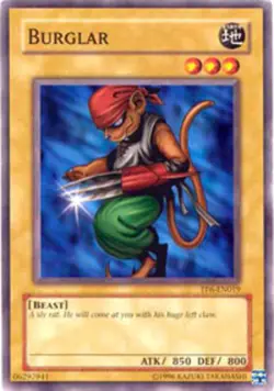 Yugioh! LP Burglar - TP6-EN019 - Common - Unlimited Edition Lightly Played, Engl - Image 1